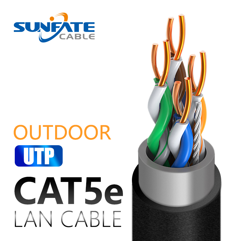 Outdoor UTP CAT5e/CAT6 LAN Cable