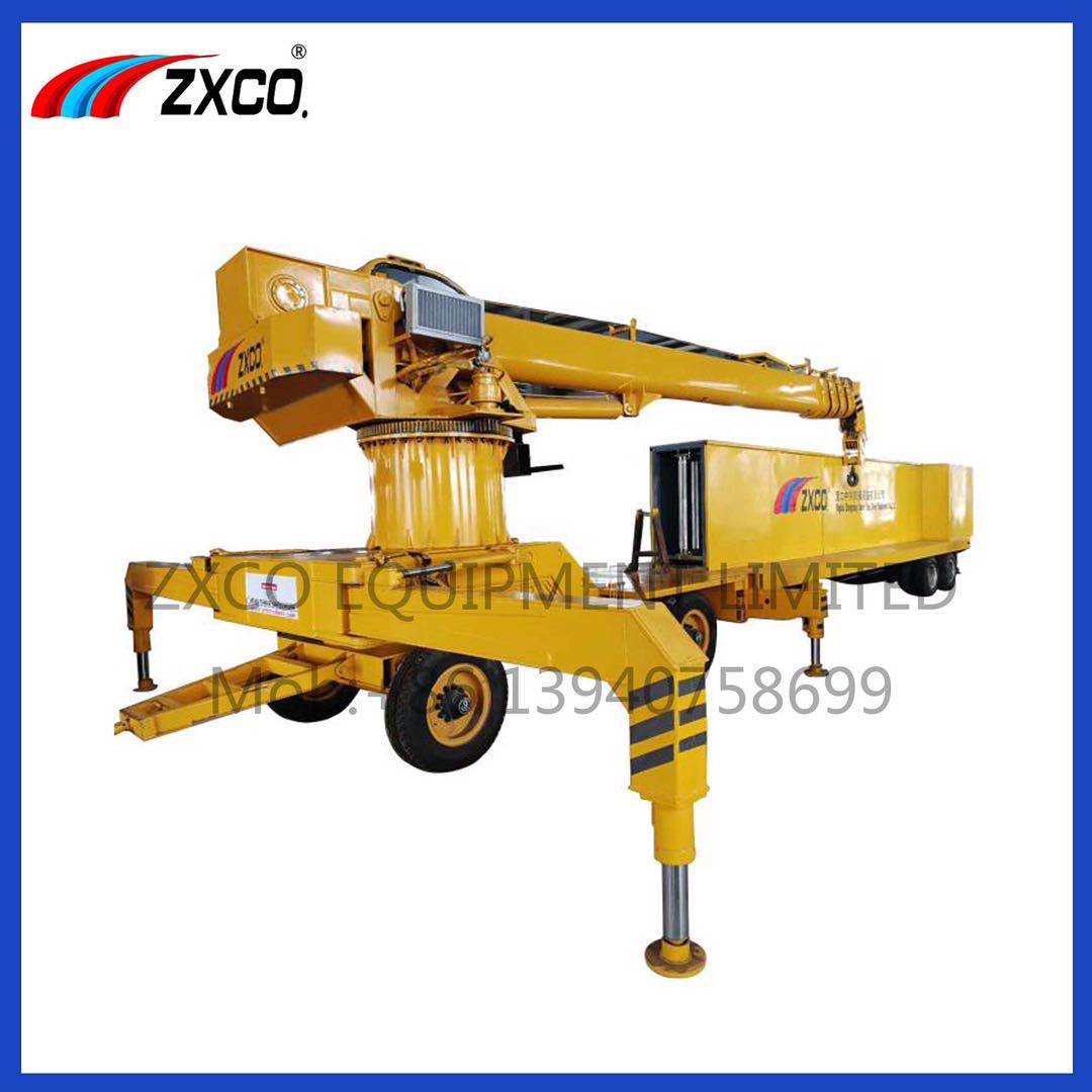 Mobile Crane for Arch Steel Structure Construction