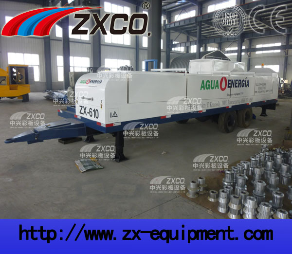 Mobile Curving Roof Roll Forming Machine