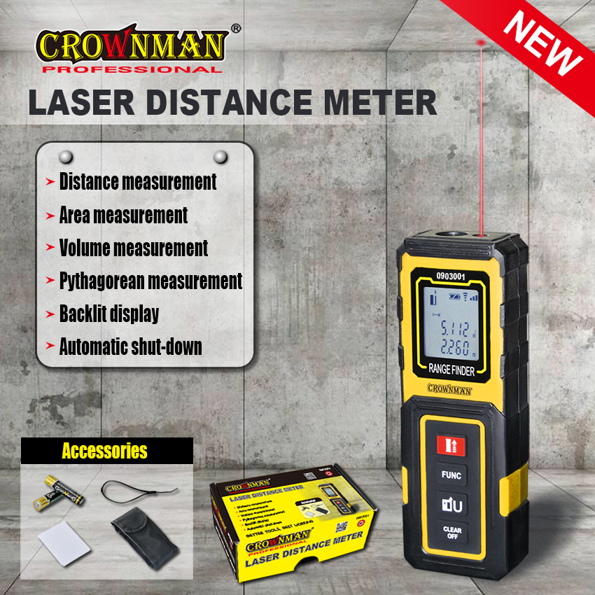 Laser distance meter overview showing core measurement capabilities