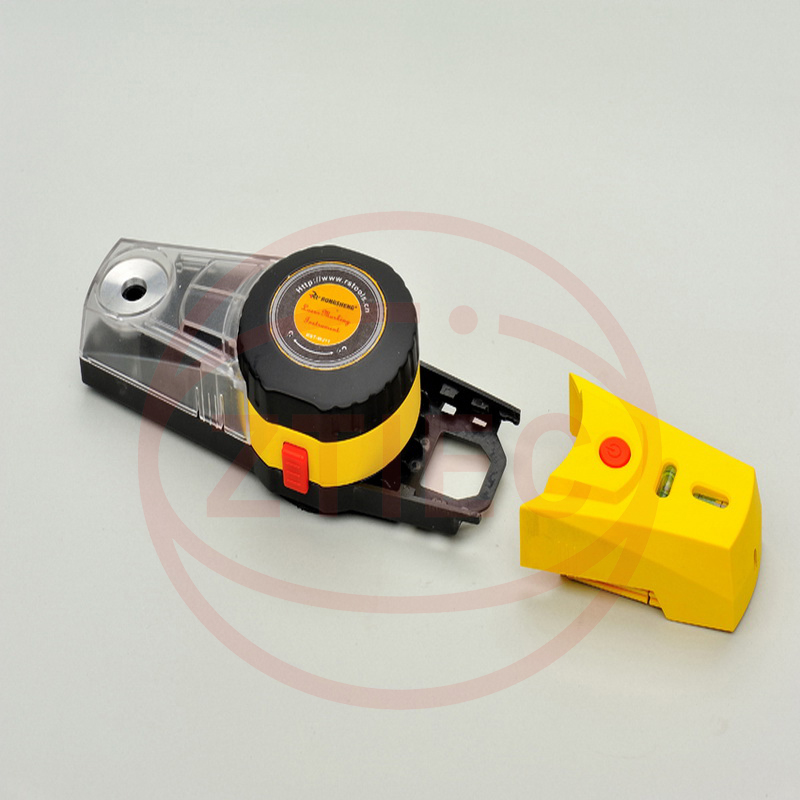 Laser Distance Measurer with Bubble Level and Tape Measure