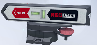 Laser Level with Bubble Levels