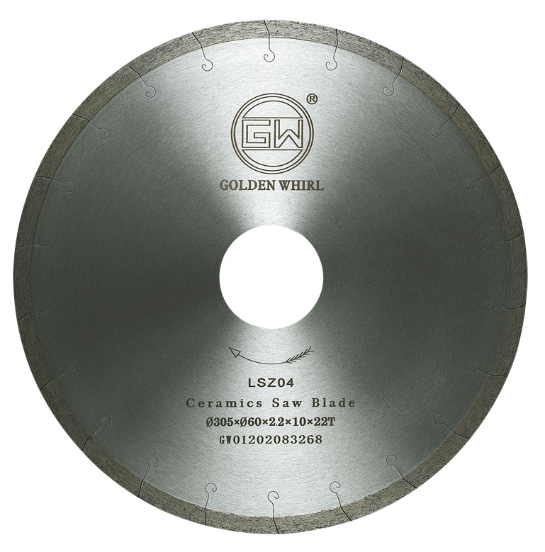 Laser Trough Ceramic Tile Saw Blade, 300mm