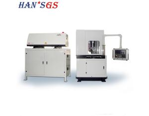 Industrial laser welding machine for heat exchangers