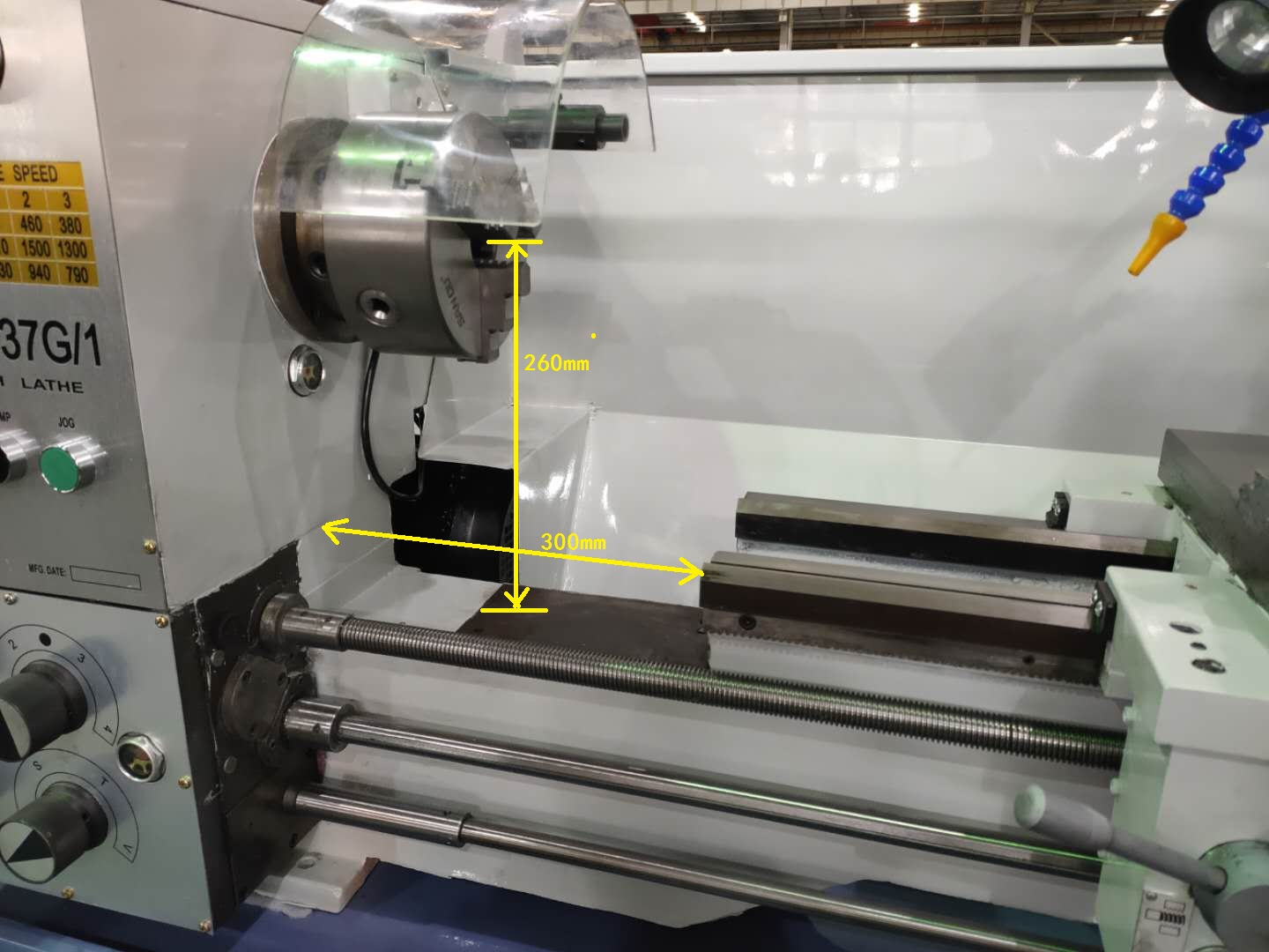 Lathe machine CZ1437G/1 - Image 3