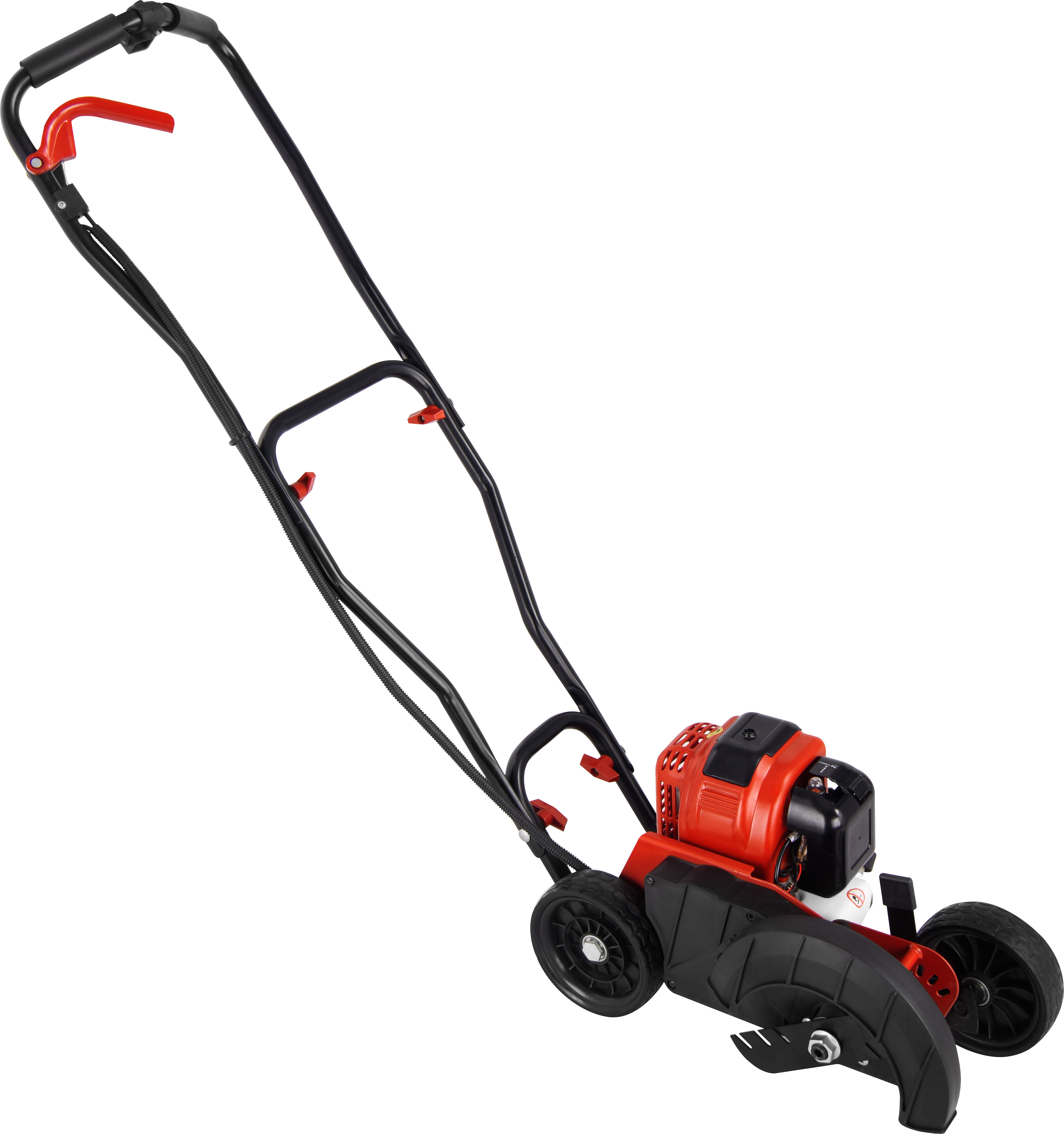 Gas-Powered Lawn Edger with Adjustable Cutting Depth