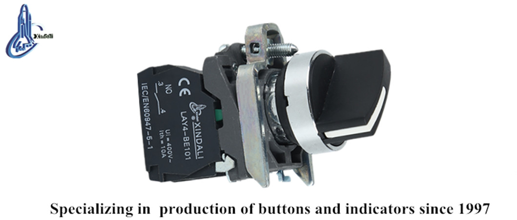 Electrical position switch close-up
