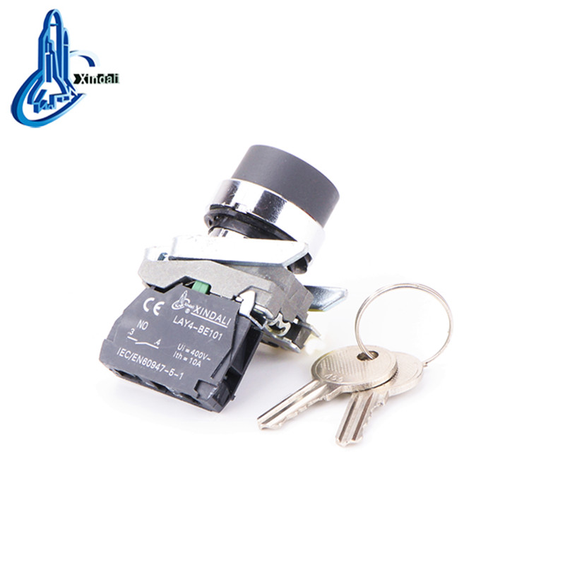 Keylock Push Button Switch - 2-Position