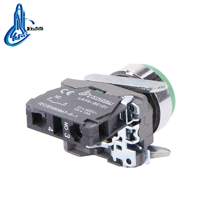LAY4-BL31 metal convex head no nc push elevator push button switch - Image 2
