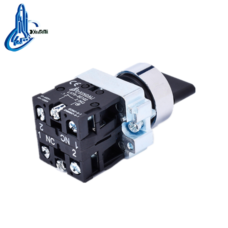 LAY5-BD33 22mm 220v 3 position metal or push button control switch - Image 2