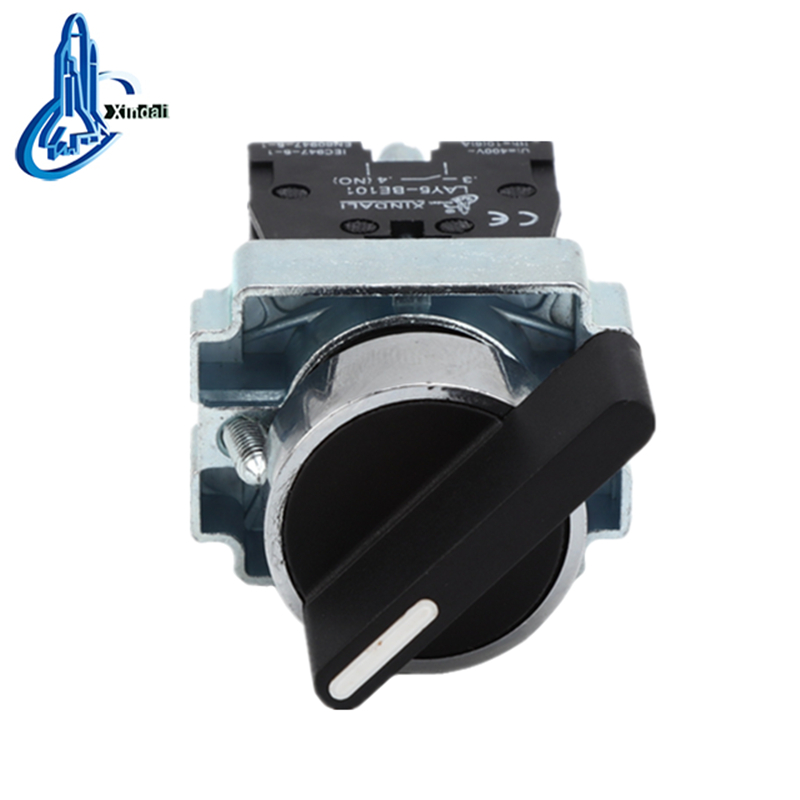 Long Handle 3-Position Pushbutton Switch