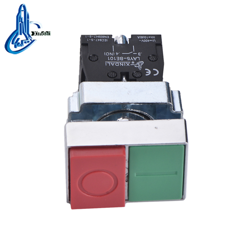 Metal Push Button Switch Double Pole