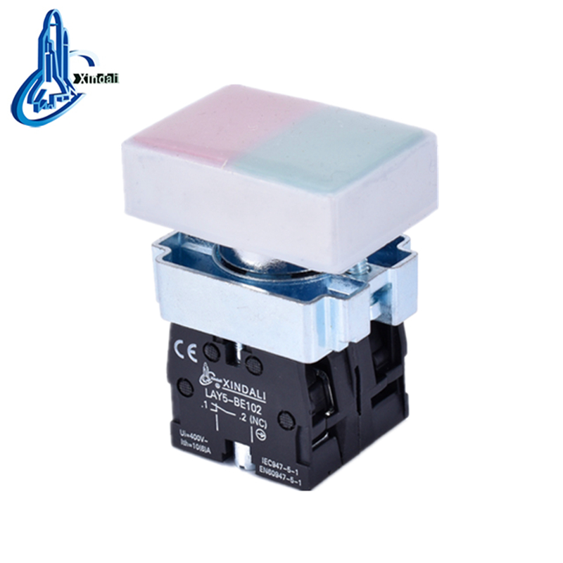 LAY5-BL9325 rubber cap double head flush push button elevator push - Image 3