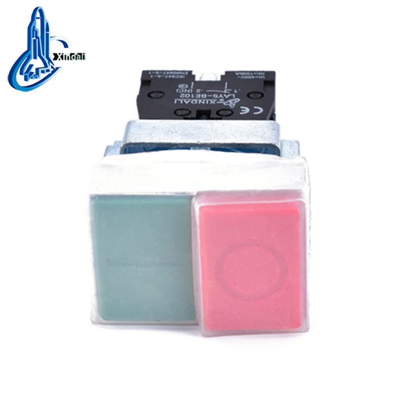 Double Push Button Cap Switch with Return Spring