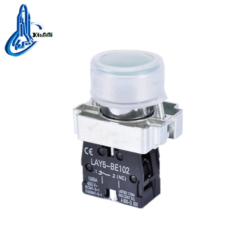 LAY5-BP31 22mm waterproof metal switch elevator push button with cap - Image 3