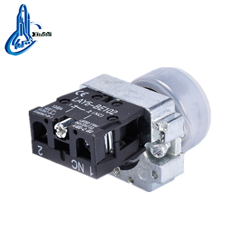 LAY5-BP31 22mm waterproof metal switch elevator push button with cap - Image 2