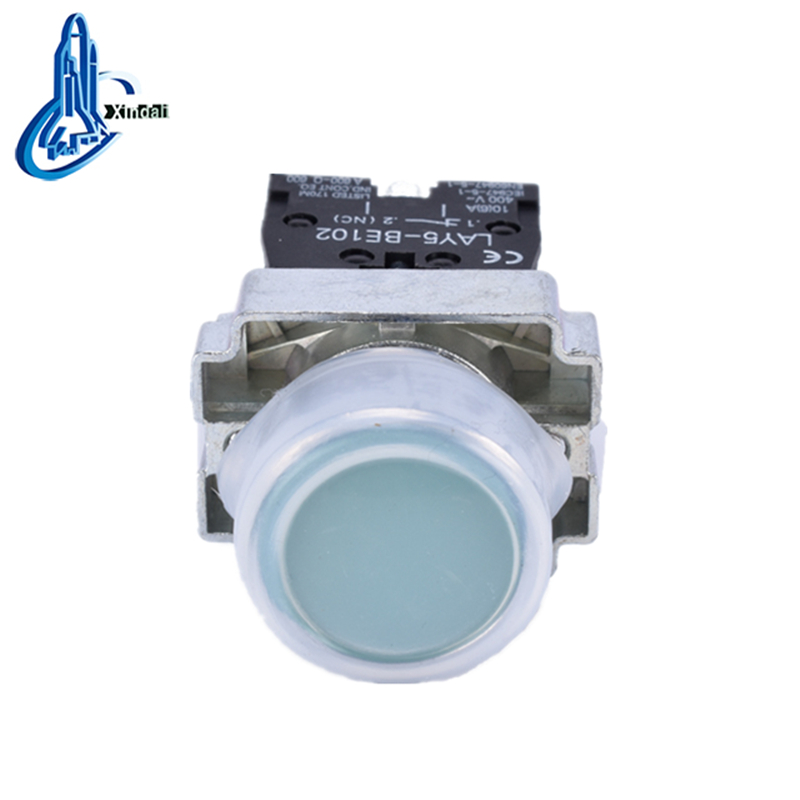 22mm Waterproof Metal Push Button Switch with Cap