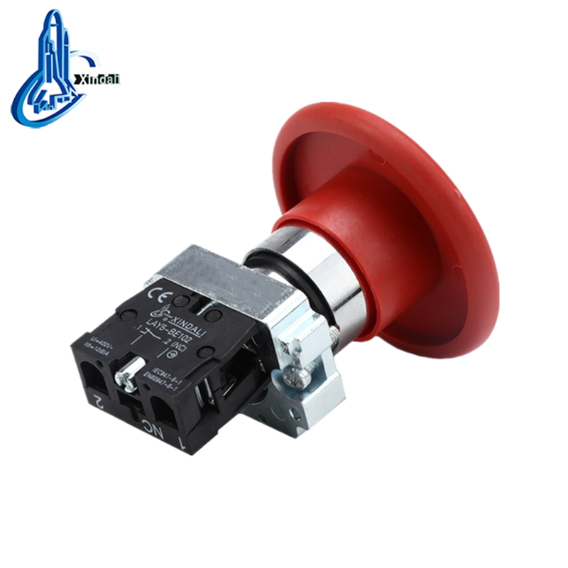 LAY5-BR42 60mm mushroom head spring return metal buton switch button switch - Image 2