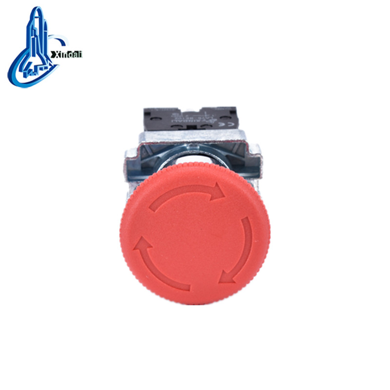 Mushroom Head Emergency Stop Button with Release Lock