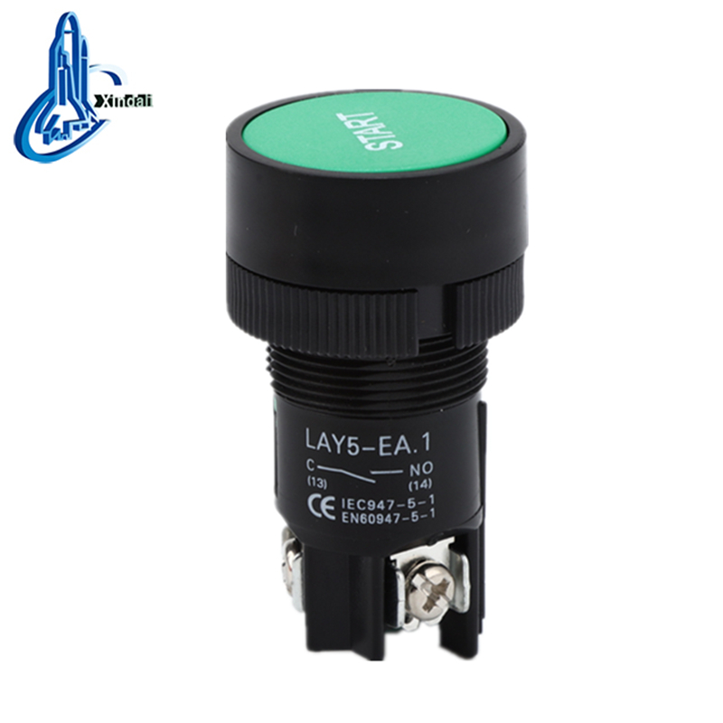 LAY5-EA131S spring return marked push button green button switch - Image 3