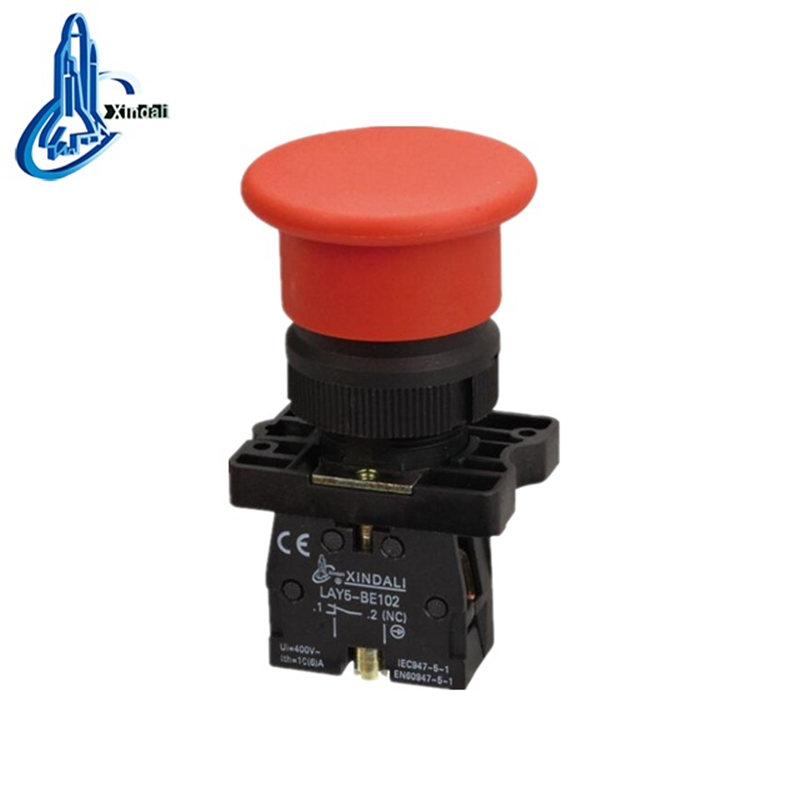 Mushroom Head Emergency Stop Pushbutton Switch
