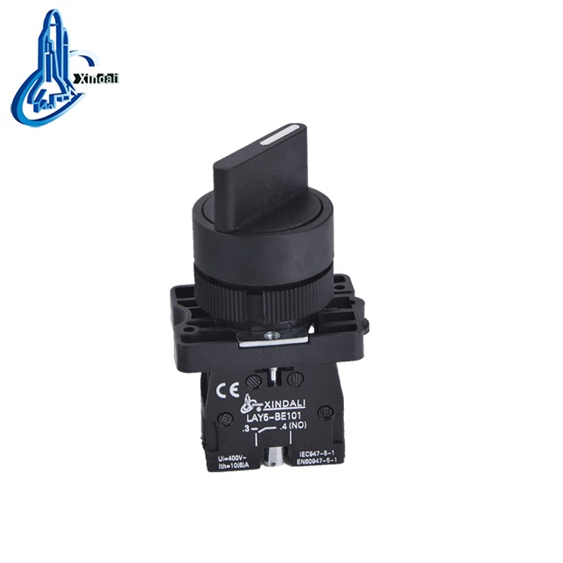 LAY5-ED21 XB2 black push button spring return 2 position or switch - Image 3