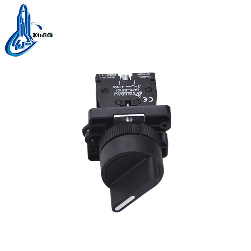 LAY5-ED21 XB2 black push button spring return 2 position or switch - Image 2