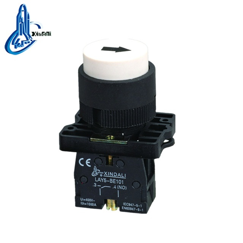 Arrow Marked Convex Push Button