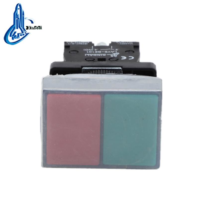 Double Head Push Button Switch with Waterproof Cover
