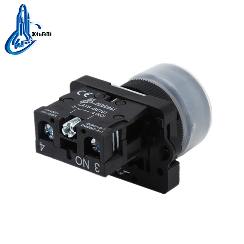 Spring Return Push Button Switch with Green Button