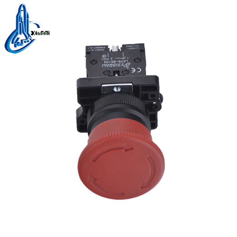 Emergency Stop Push Button Switch with 40mm Mushroom Head