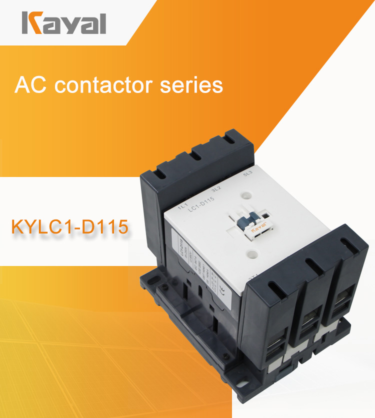 LC1-D115 AC Contactor unit showing terminal layout