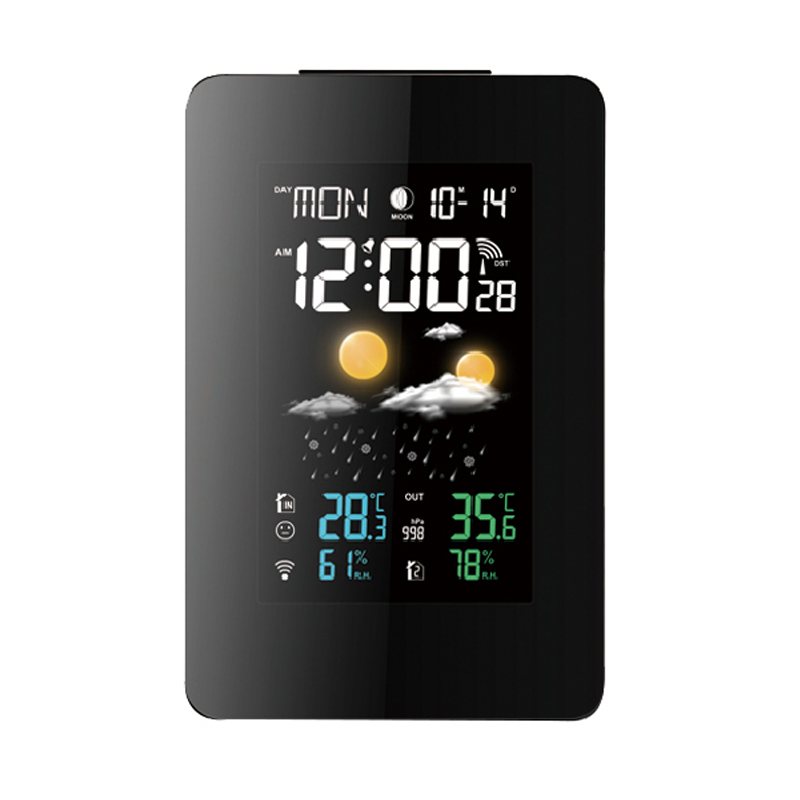 Digital LCD Color Display RCC Alarm Clock