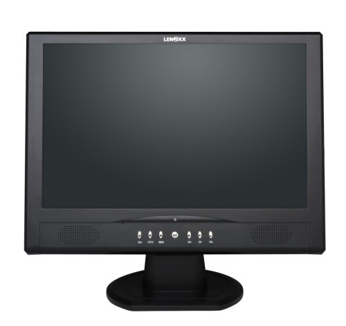 High-Contrast LCD Display with Integrated Speakers