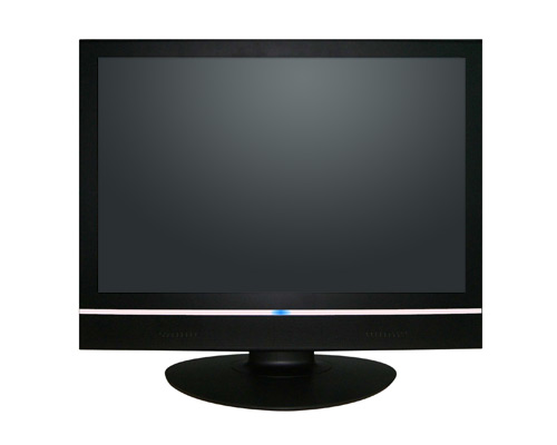 High-Resolution LCD Monitor with Integrated Speakers