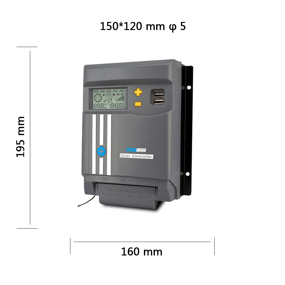 LCD display 30A MPPT solar charge controller - Image 2