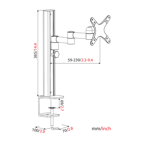 LCD Monitor Mounts VM-D04 - Image 2