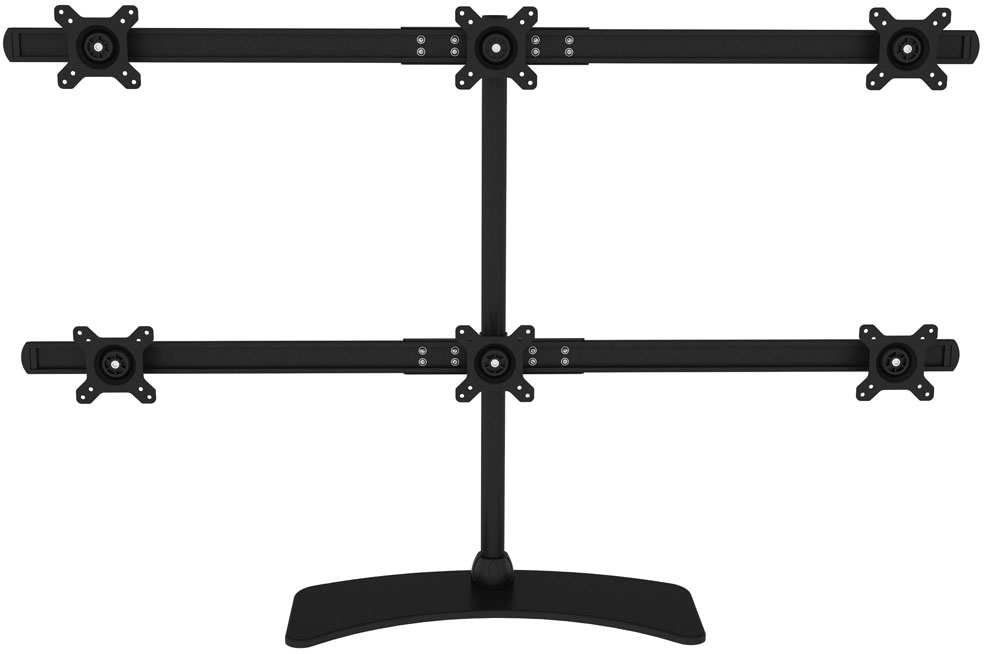 Quad Monitor Desk Mount