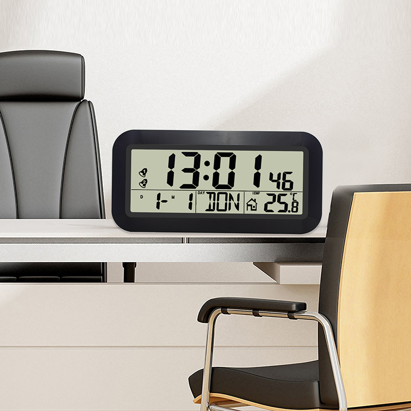 LCD wall clock LCD radio controlled clock - Image 2