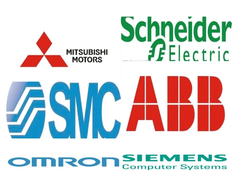 Logos of high-quality industrial component partners