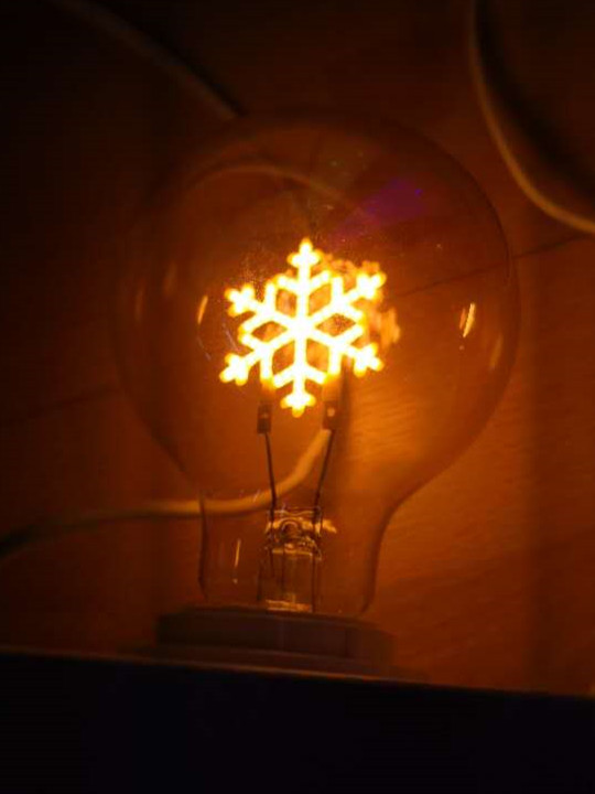 Snowflake Filament LED Bulb