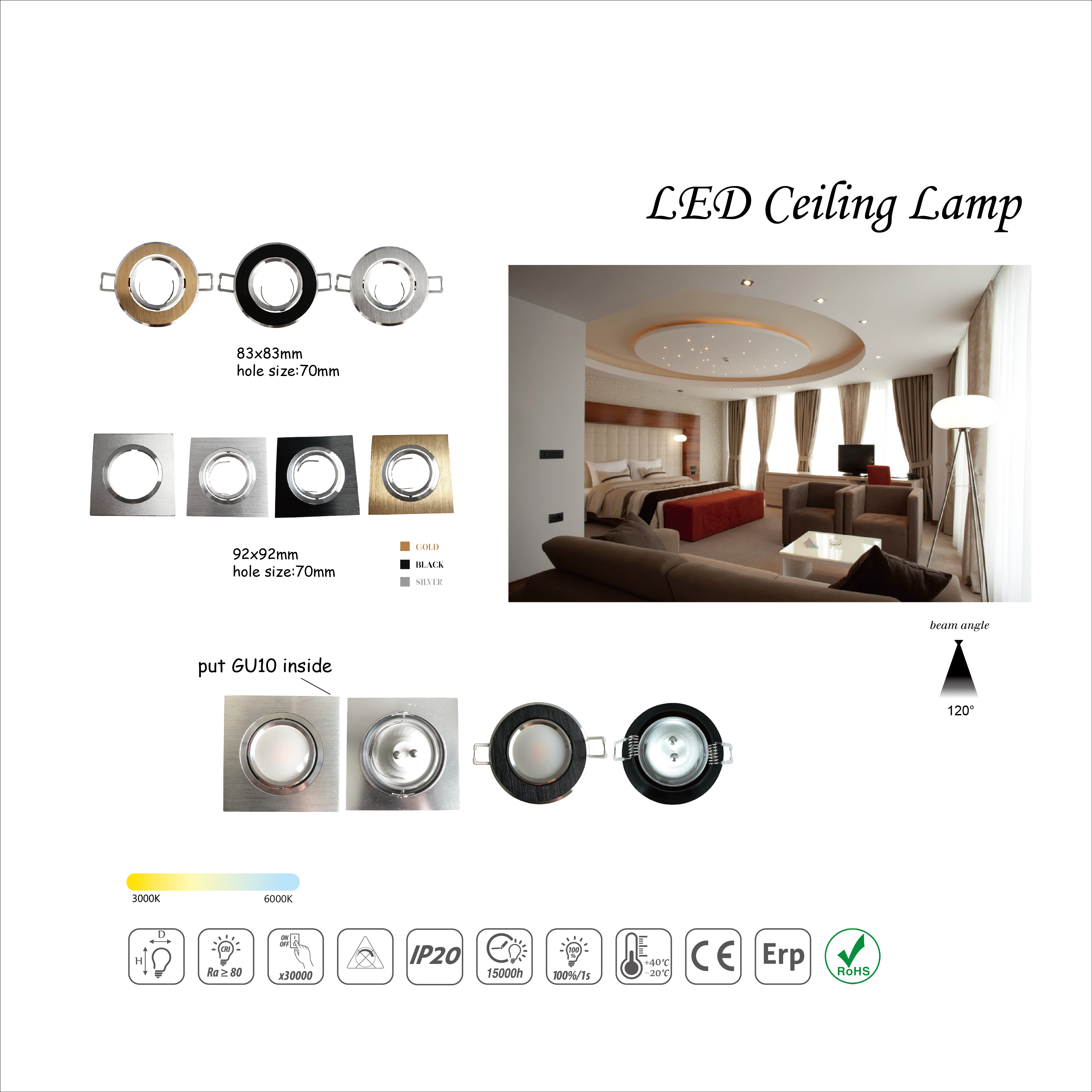 LED ceiling lamp - Image 2