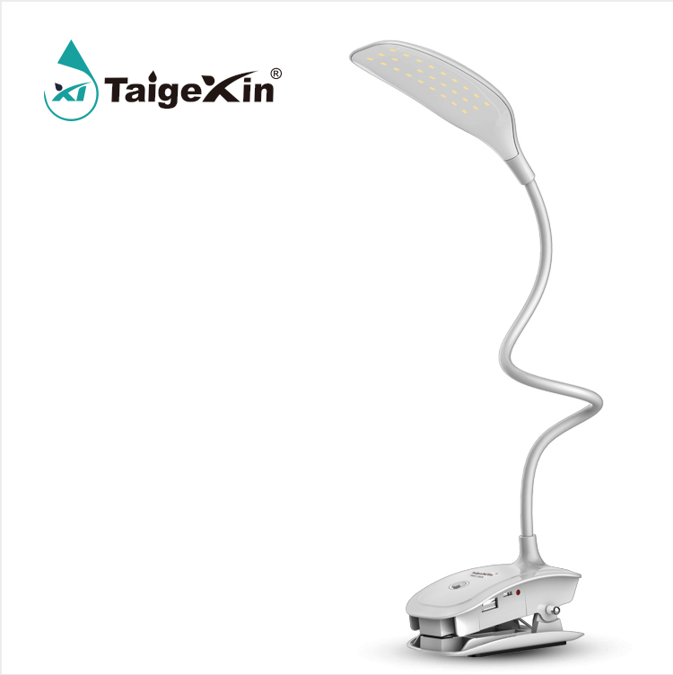 LED Desk Lamp Flexible Gooseneck Touch Control Dimmable Clamp Light with Eye-Care Lamps for Office - Image 2