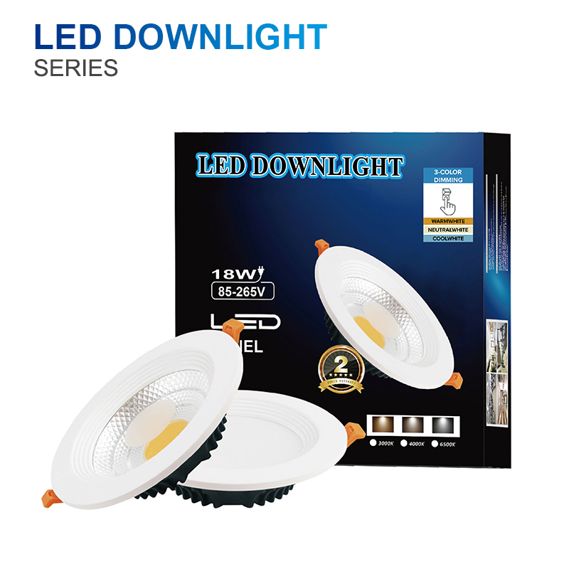 Tri-Color Dimmable LED Downlight