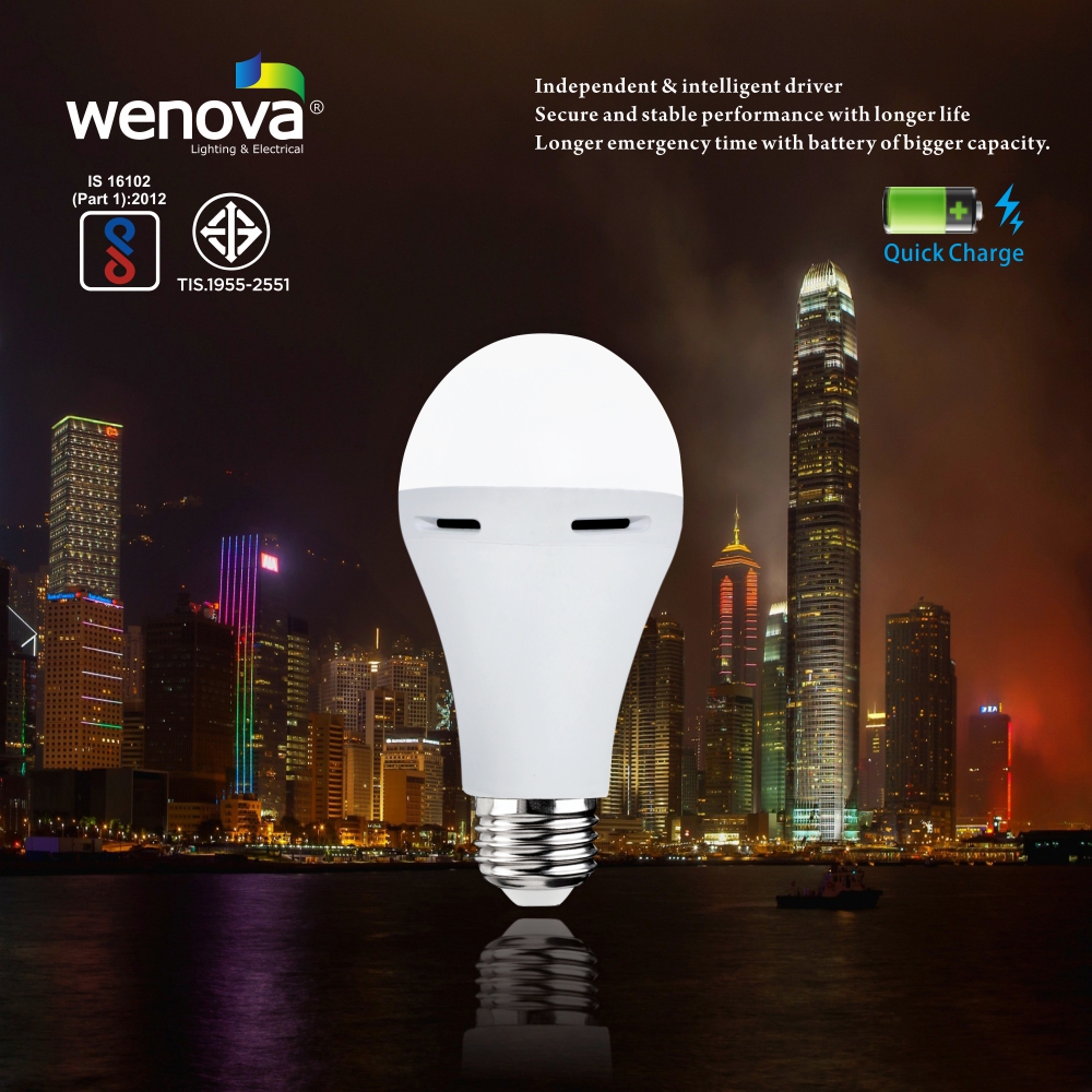 Remote Controlled LED Emergency Bulb