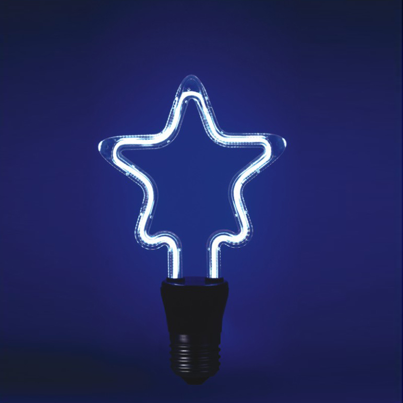 Star-Shaped LED Filament Lamp