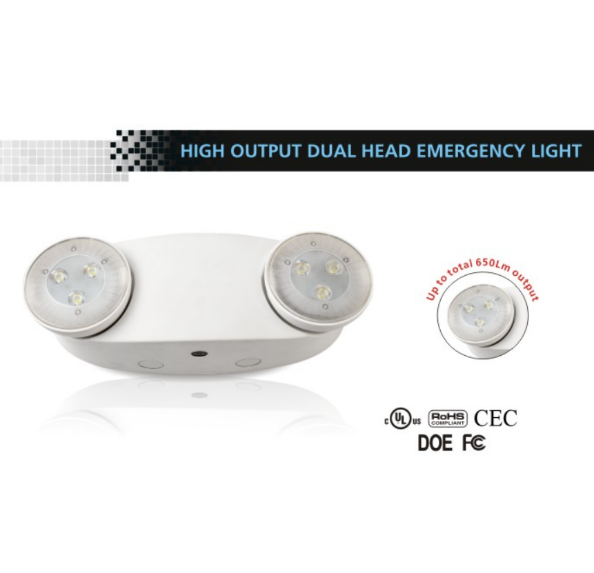 LED high output dual head emergency light - Image 2