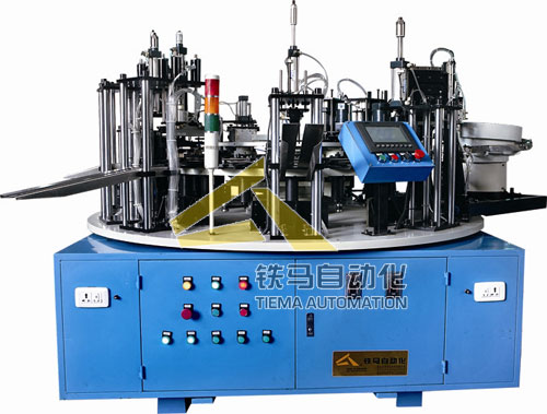 LED Lamp Assembly Machine with Rotary Indexing Table