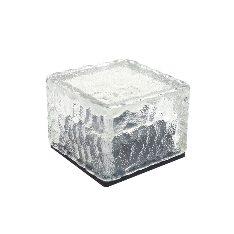 Solar Powered LED Ice Brick Light