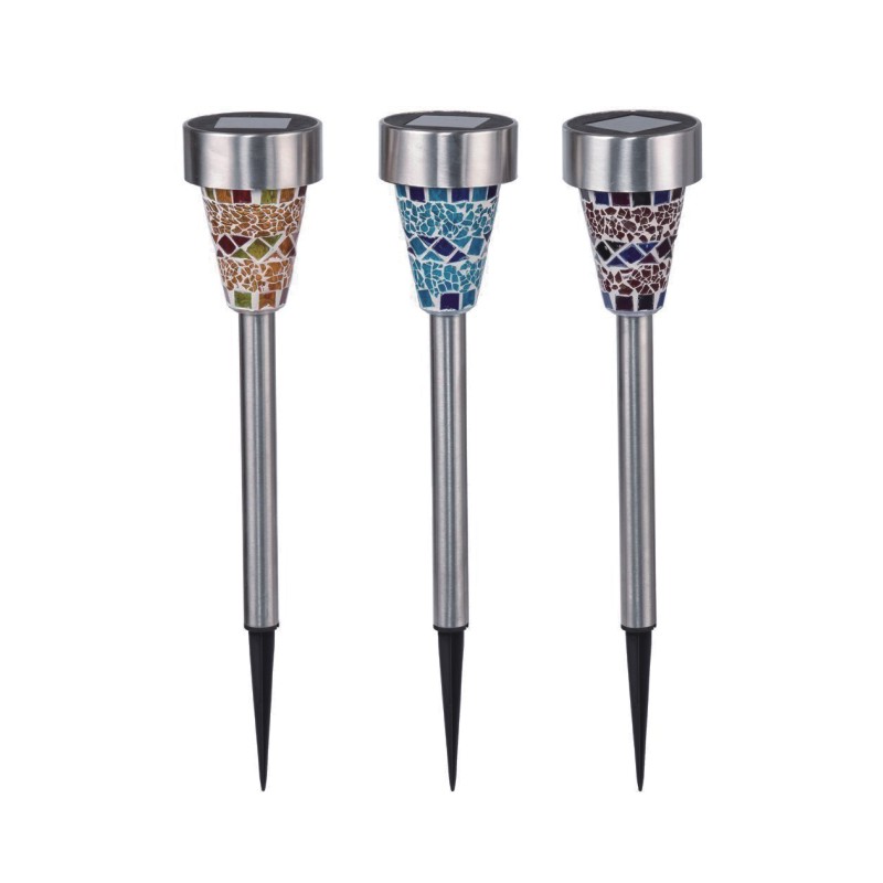 Mosaic LED Solar Garden Light